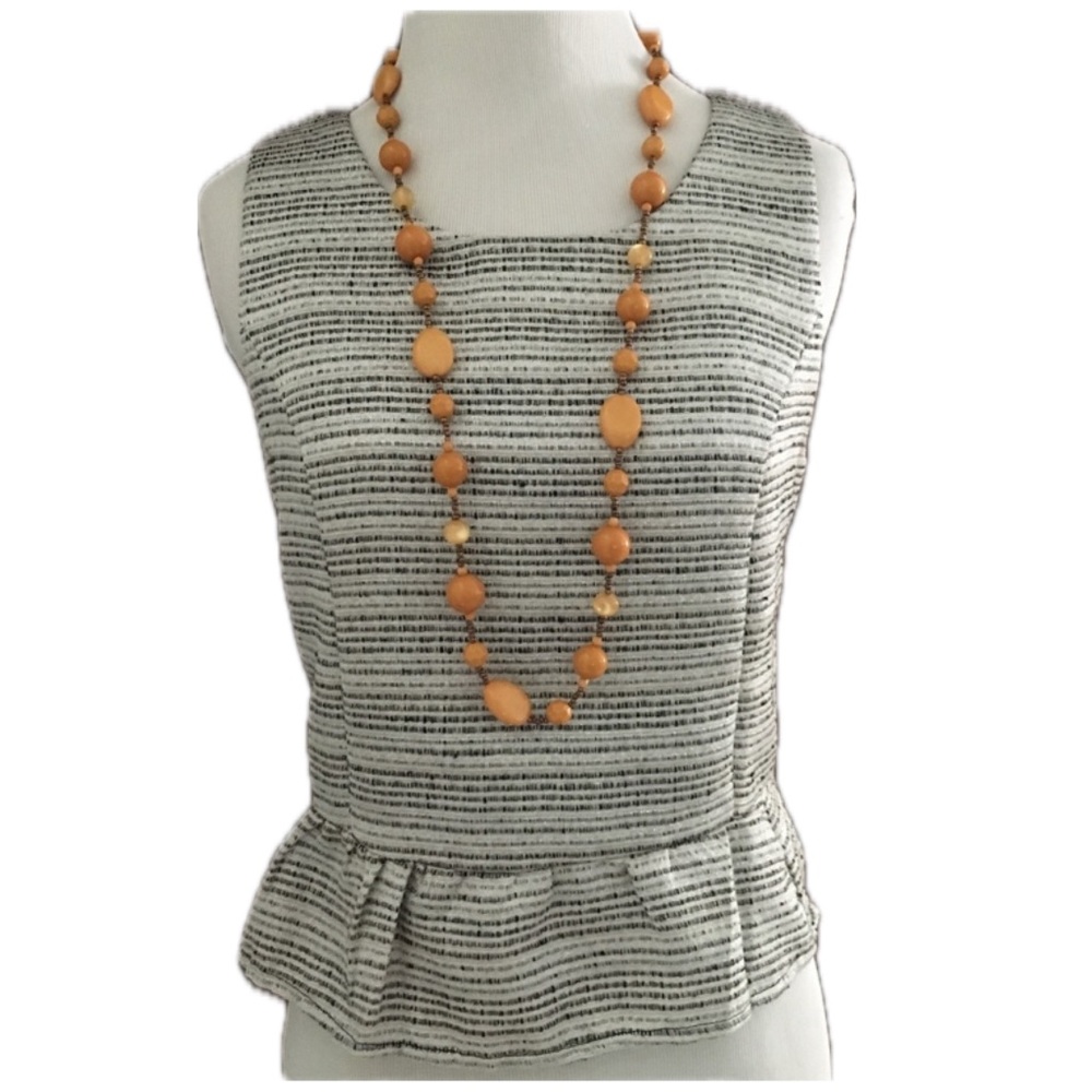 🔴 Peplum Sleeveless Vest Top